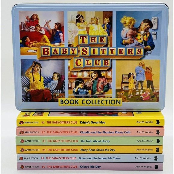 Scholastic Other The Babysitters Club Retro Book Set Books Through 6 Collectible Tin Box